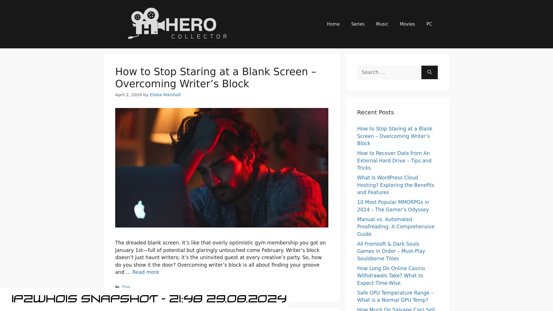 www.herocollector.com - snapshot